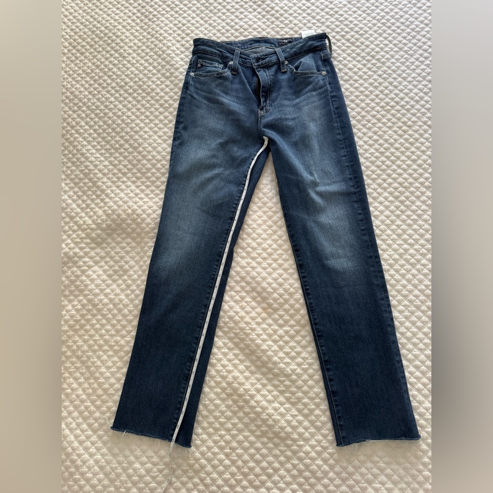 AG jeans Mari mid rise skinny straight 27